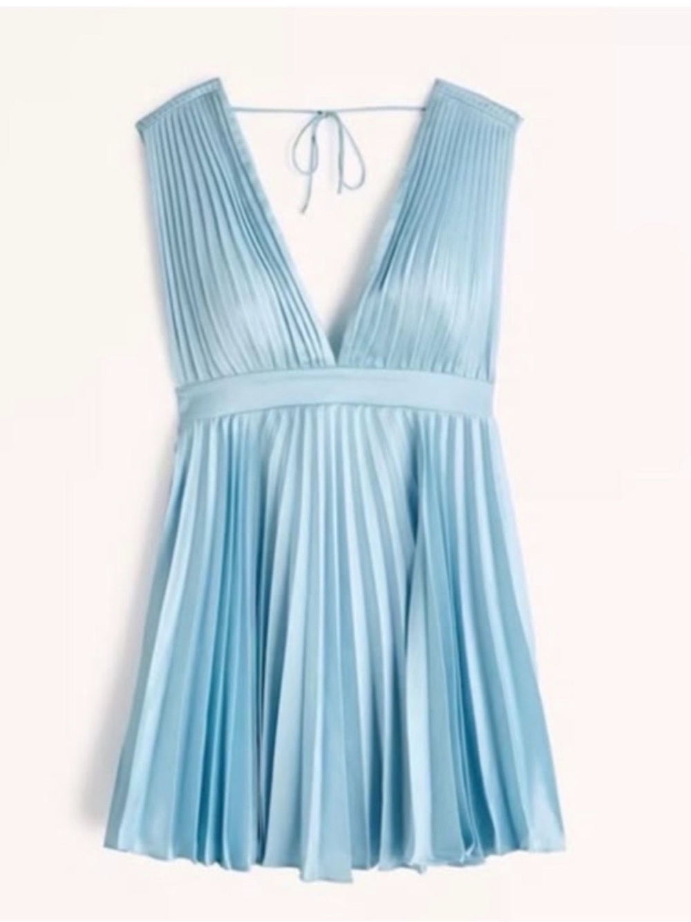 Abercrombie & Fitch Best Dressed Plunge Pleated Mini Dress Sz S NWOT